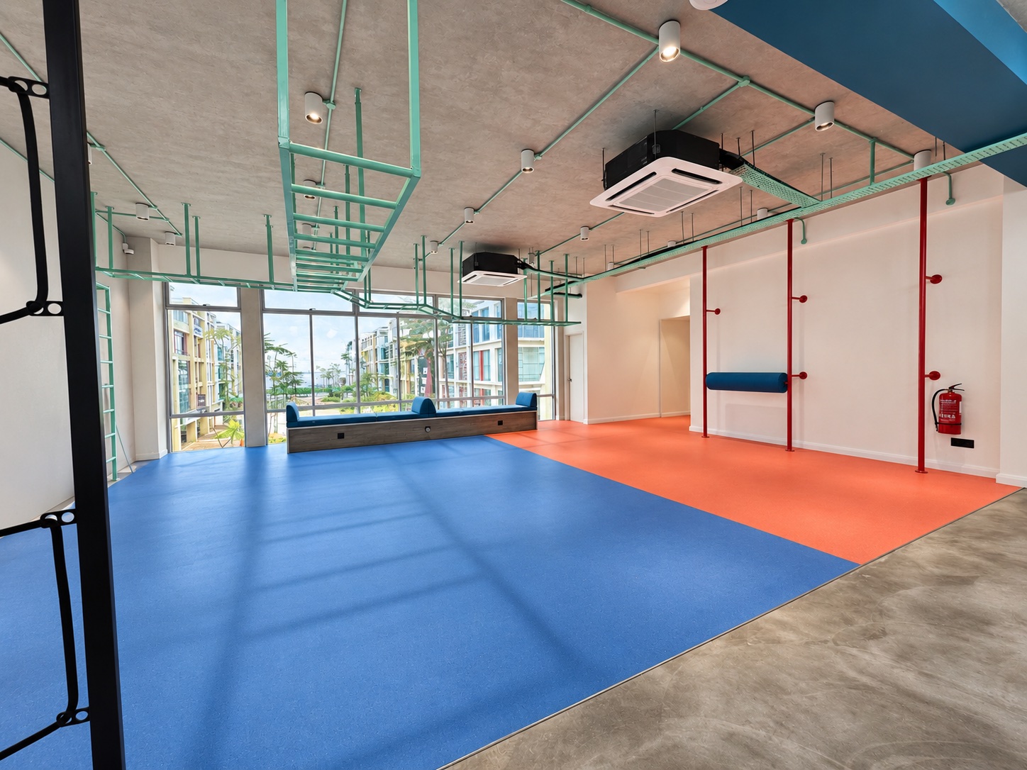 Dasher workplace activity zone
